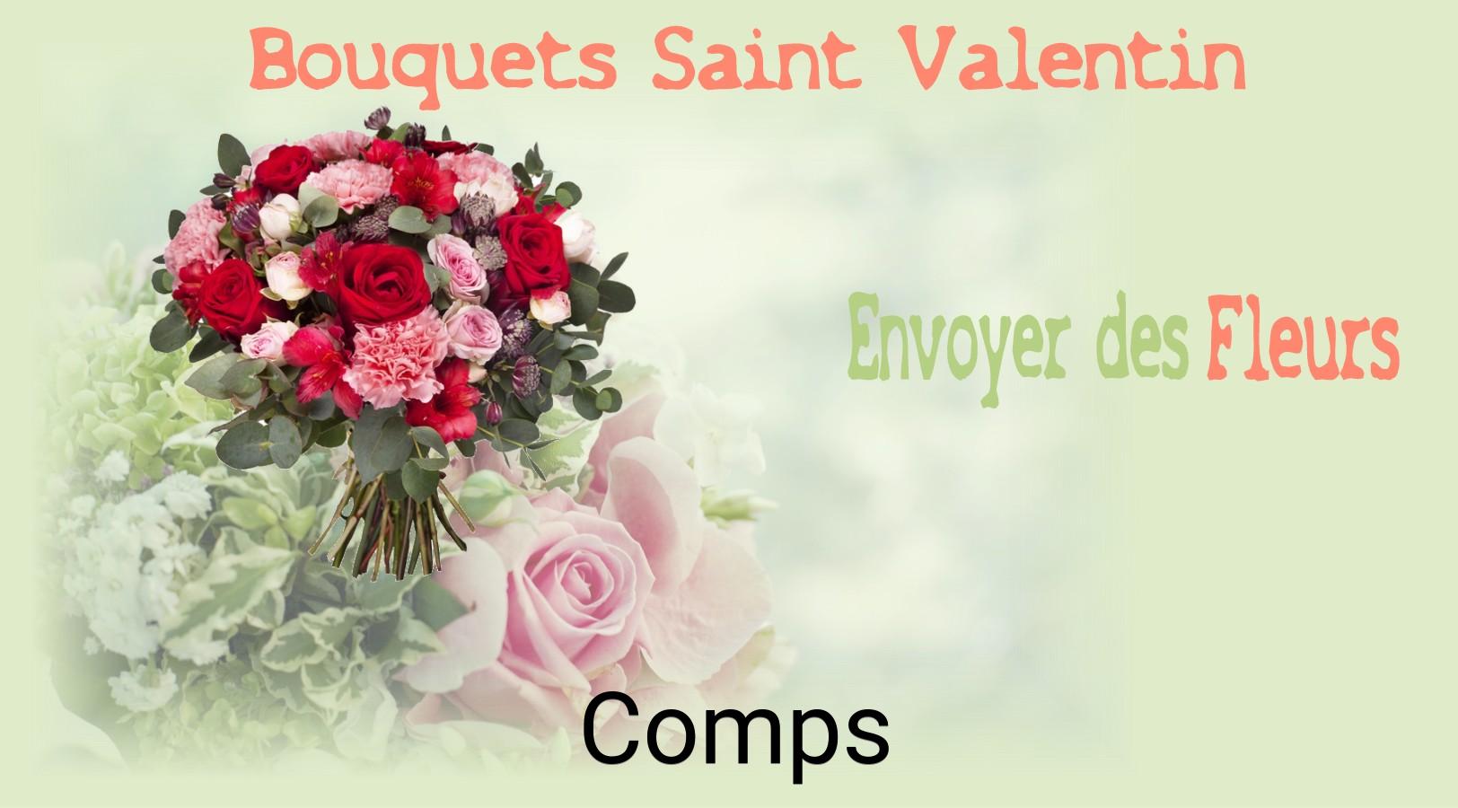 Roses de Saint-Valentin livrées à Comps